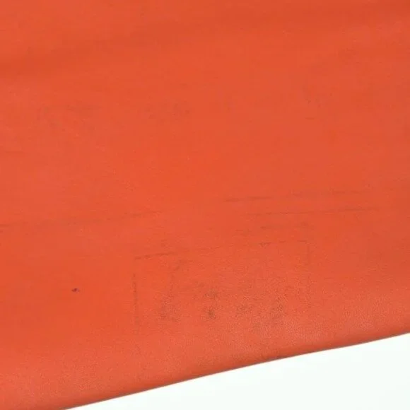 Celine Shoulder Bag Leather Orange